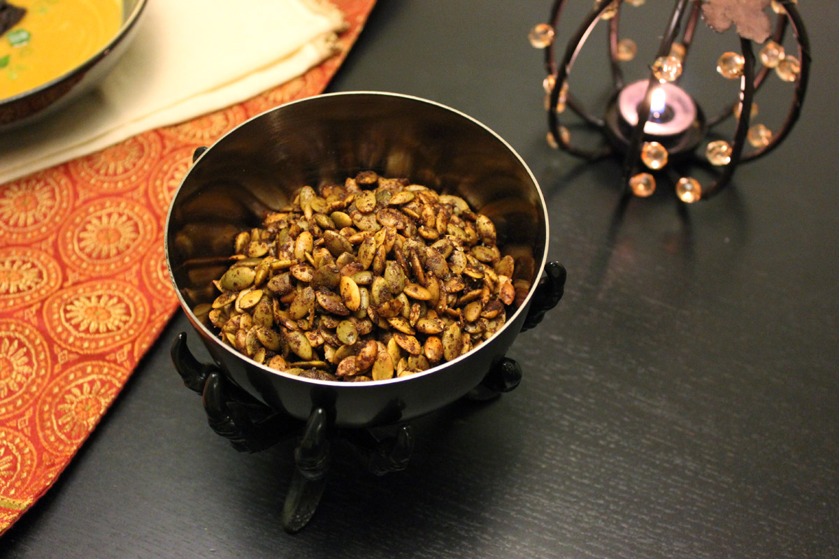 Cajun Spiced Pumpkin Seeds