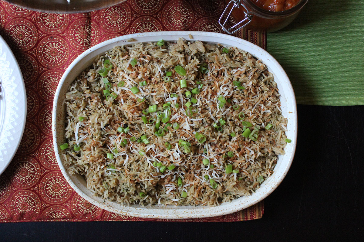 Hara Masala Coconut Rice