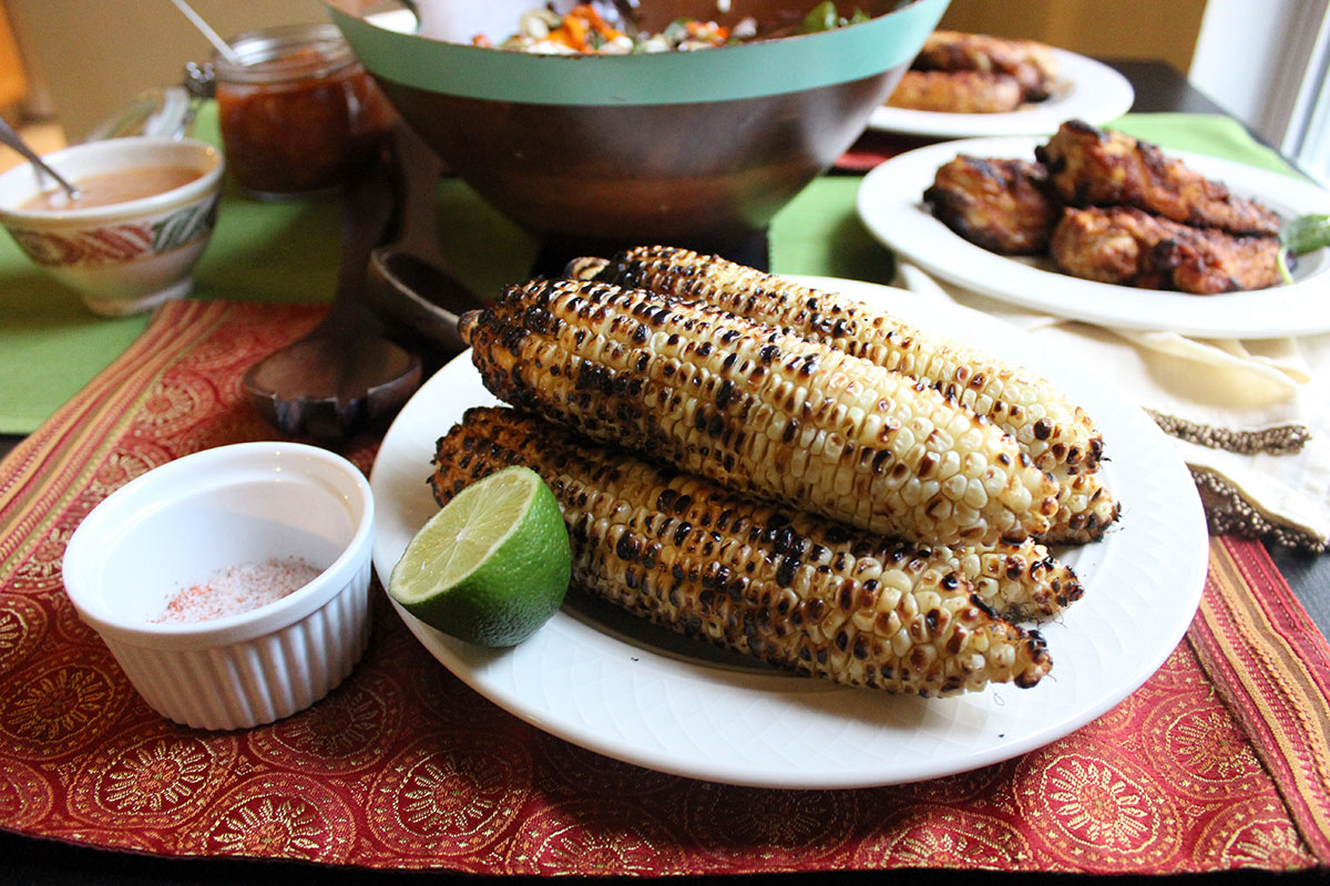 Spicy Grilled Corn
