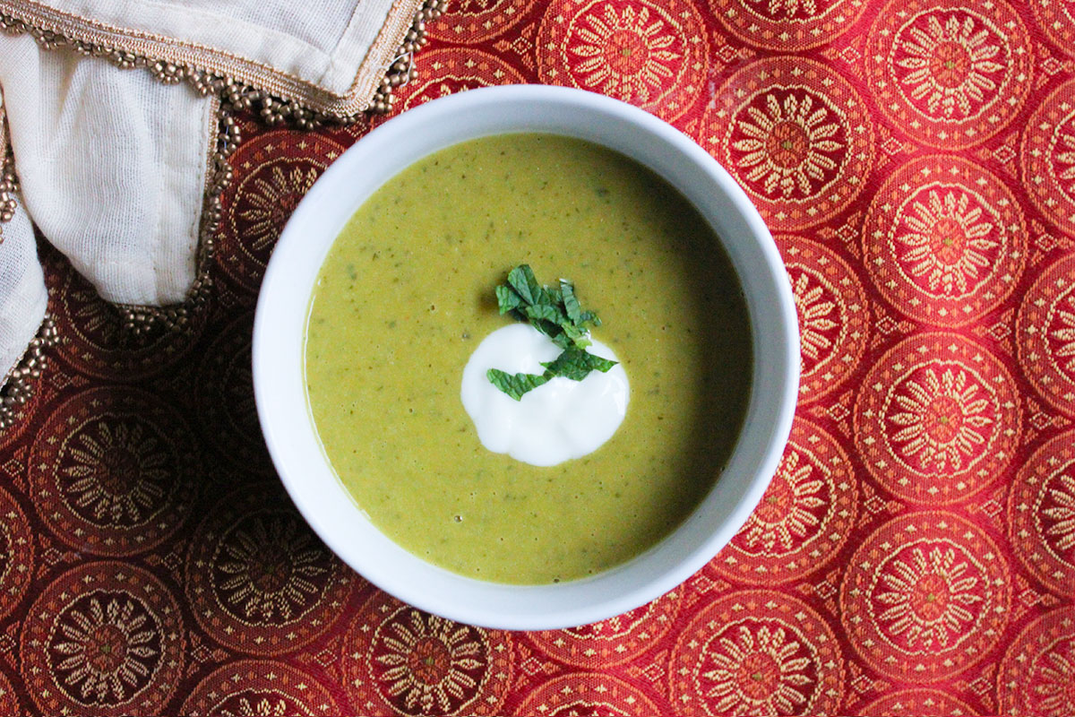 Minty Split Pea Soup