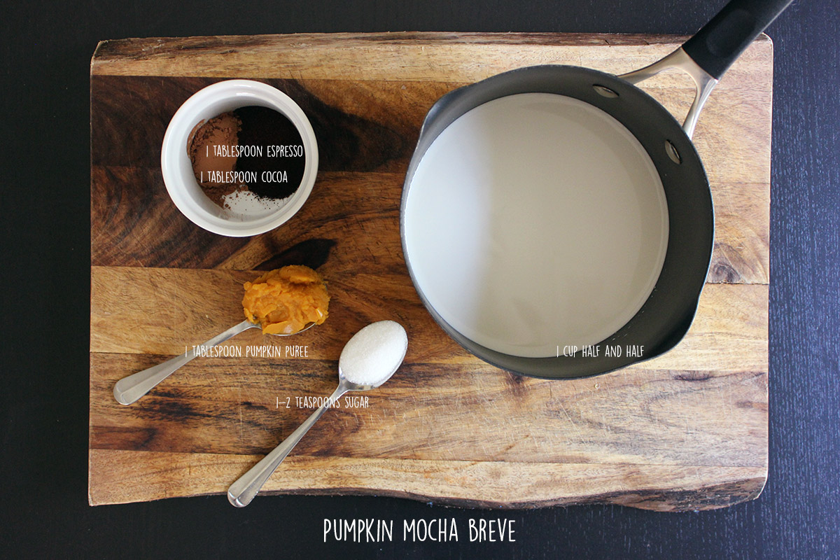 Pumpkin Mocha Breve